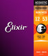 ELIXIR 16052 STRINGS PHOSPHOR BRONZE ACOUSTIC GUITAR STRINGS W NANOWEB COATING, LIGHT 12-53 | ELIXIR , Zoso Music