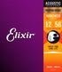 ELIXIR 16077 STRINGS NANOWEB PHOSPHOR BRONZE ACOUSTIC GUITAR STRINGS 012-056 MEDIUM LIGHT | ELIXIR , Zoso Music
