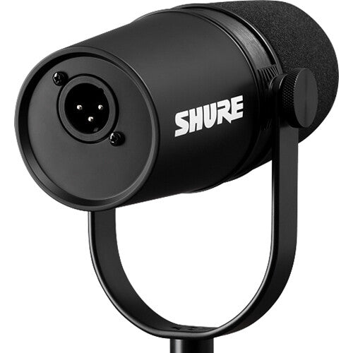 Shure MV7X Dynamic Broadcast Microphone, XLR Version - Black |  SHURE |  PODCAST MICRPHONE |  Zoso Music