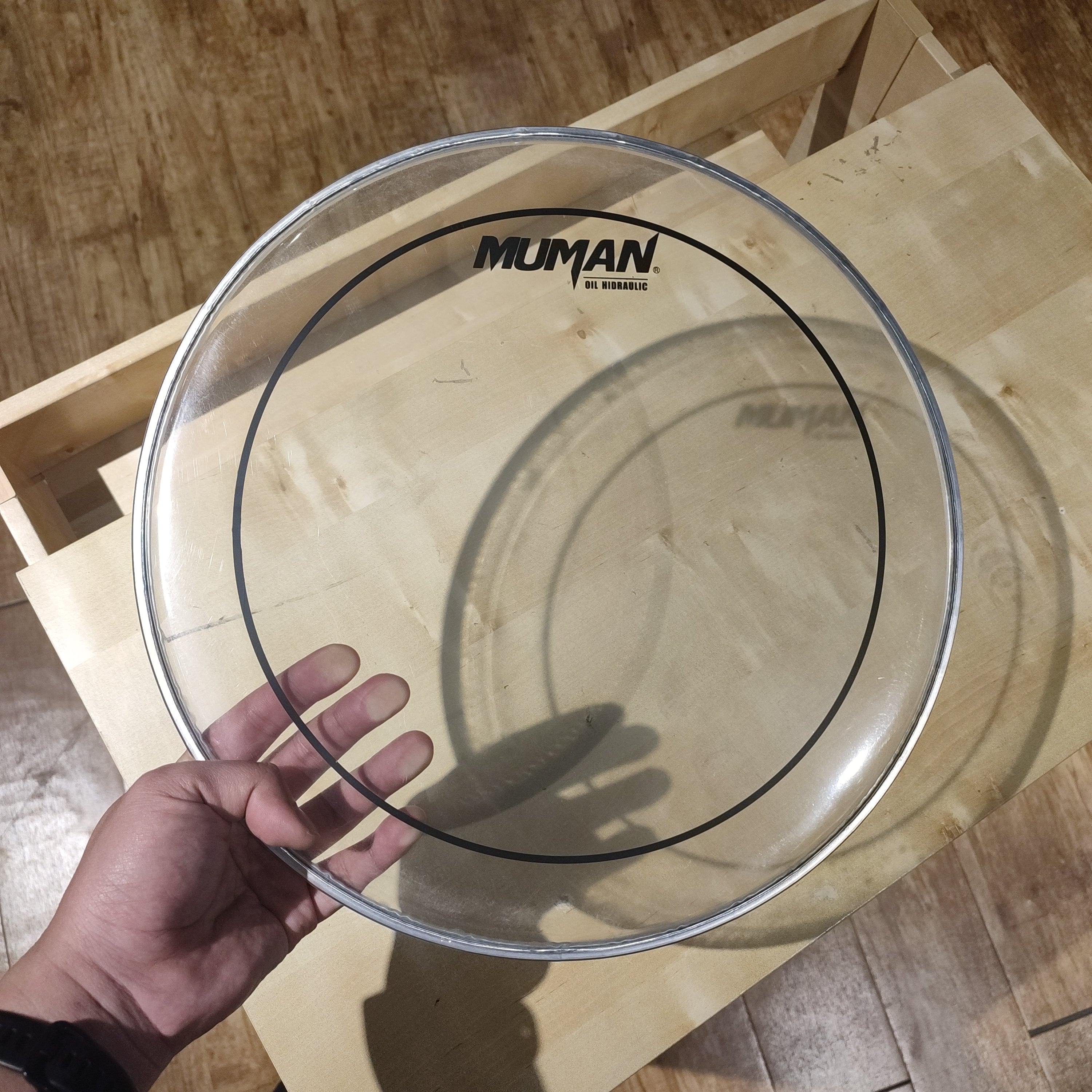 DISPLAY CLEARANCE - MUMAN OIL HYDRAULIC 13 INCH DRUM HEAD / SKIN HOH13 | MUMAN , Zoso Music