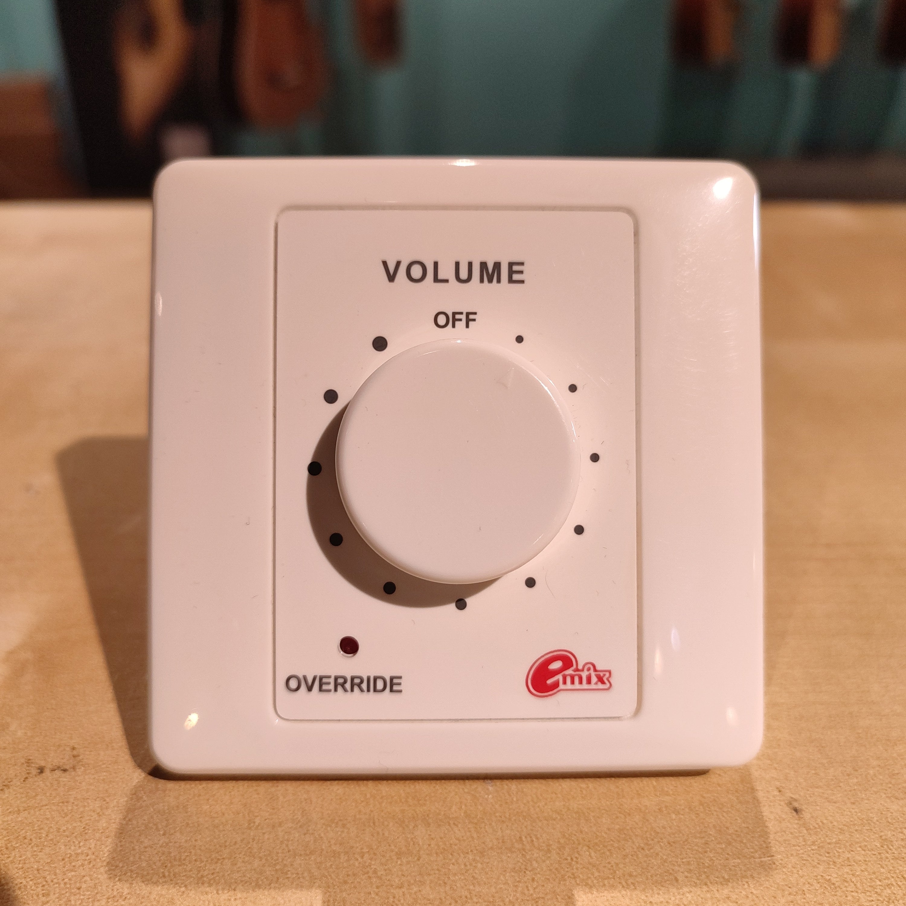 DISPLAY CLEARANCE - EMIX EMV-6100 100W VOLUME CONTROL C/W 24V OVERRING RELAY W/O BACK BOX | EMIX , Zoso Music