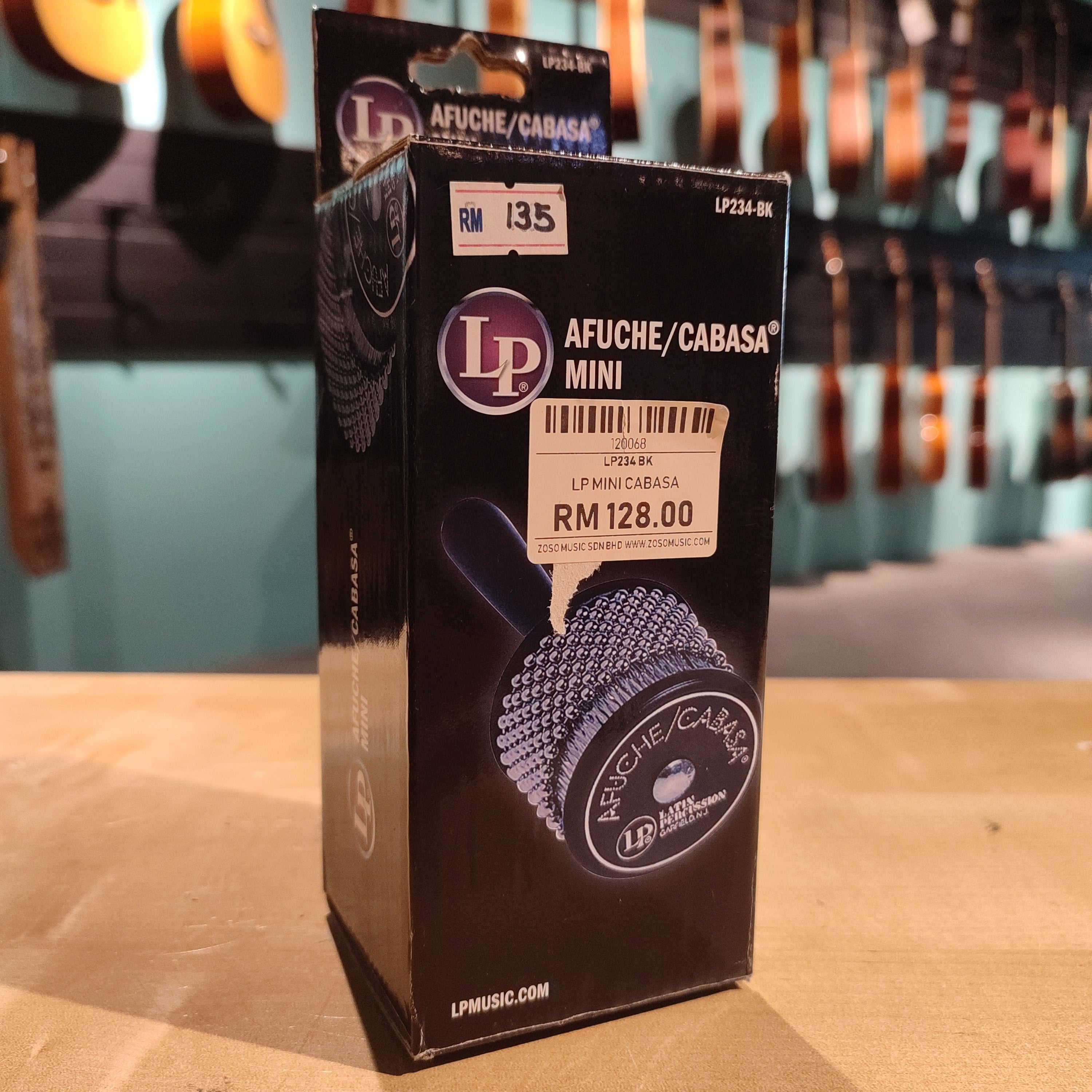 DISPLAY CLEARANCE - LP MINI AFUCHE/CABASA LP234-BK | LP , Zoso Music