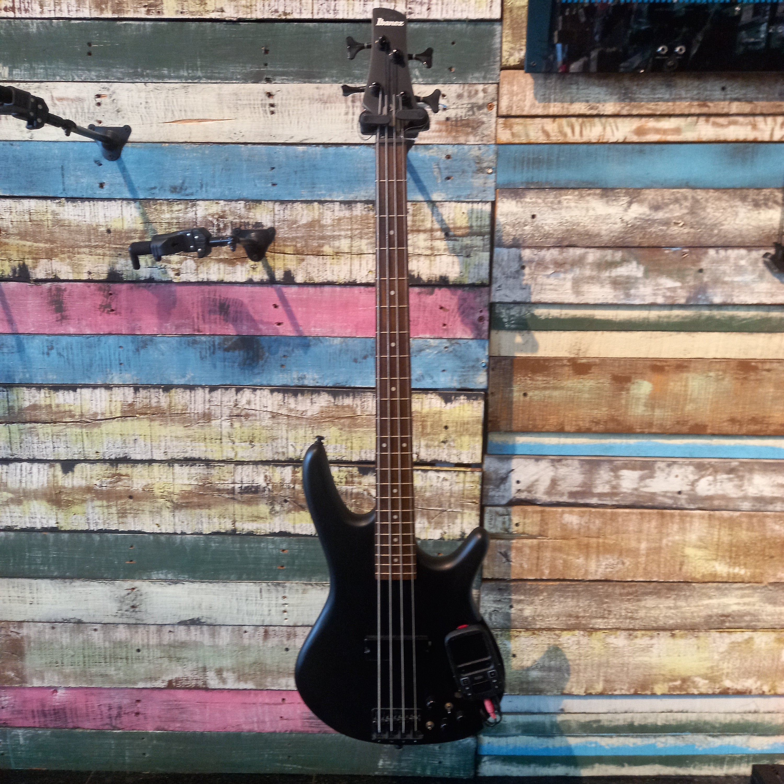DISPLAY CLEARANCE - IBANEZ SRKP4 BASS GUITAR WITH KORG MINI KAOSS PAD WEATHERED BLACK | IBANEZ , Zoso Music