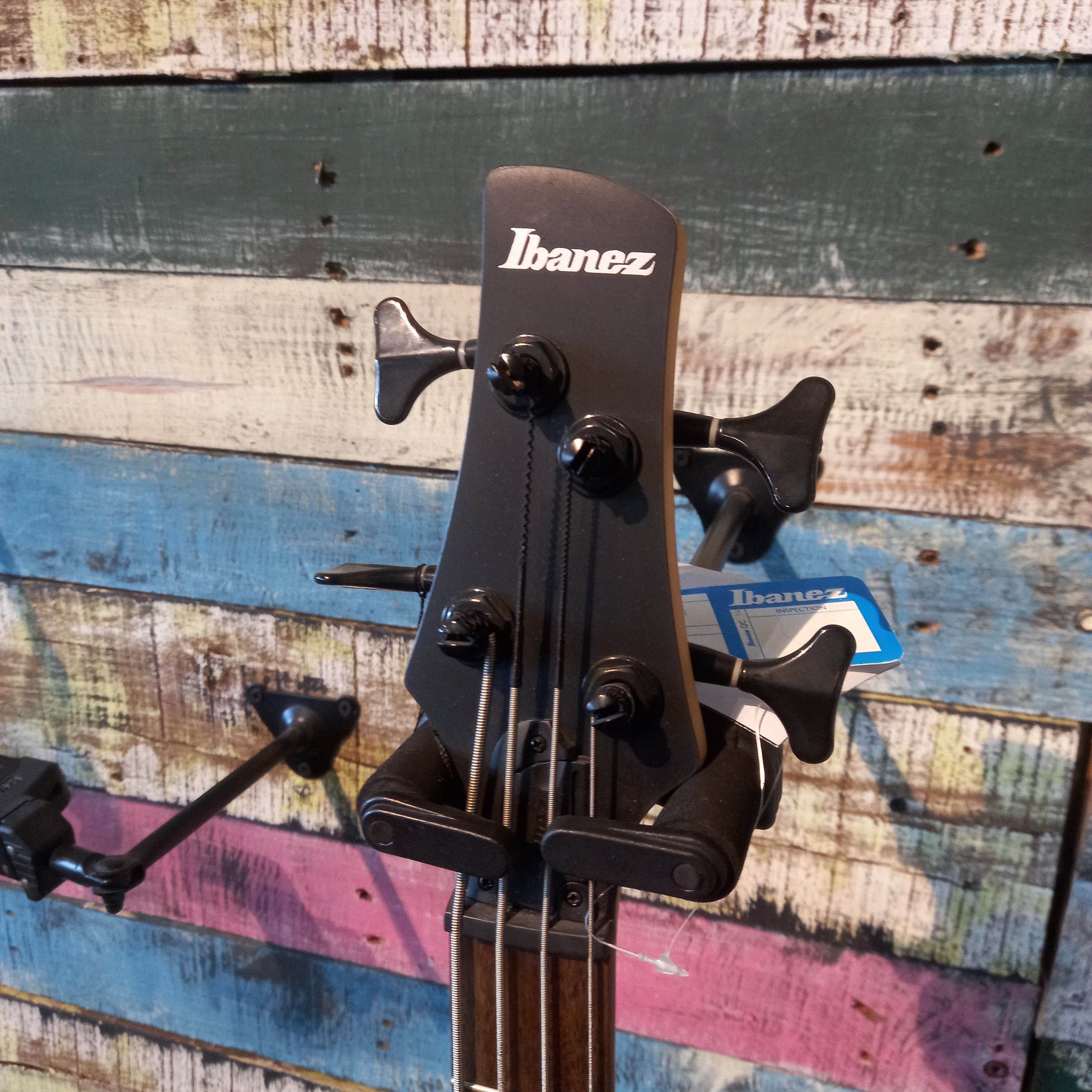 DISPLAY CLEARANCE - IBANEZ SRKP4 BASS GUITAR WITH KORG MINI KAOSS PAD WEATHERED BLACK | IBANEZ , Zoso Music