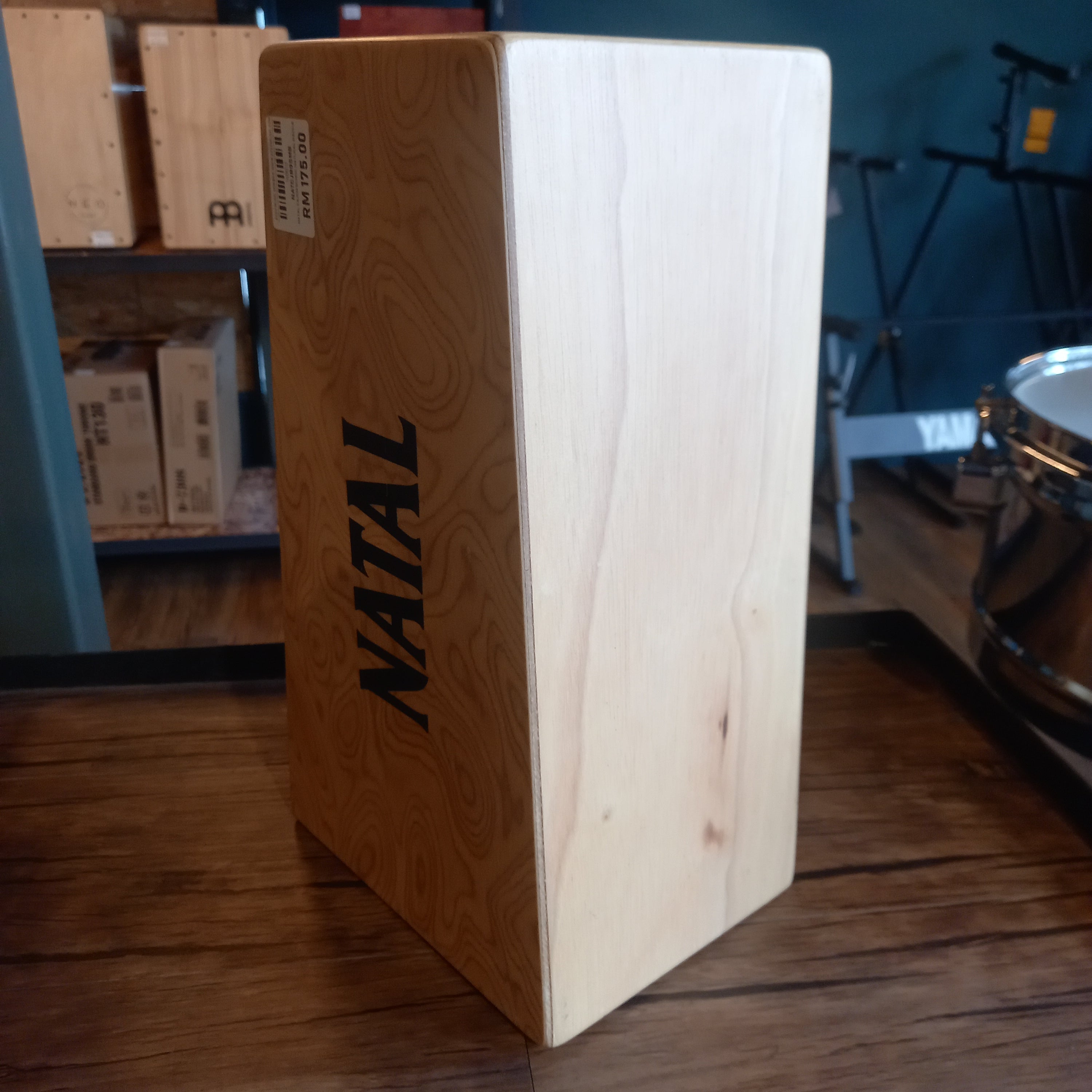 DISPLAY CLEARANCE - NATAL CJBGSMB CAJON BONGO NATURAL MACHA | NATAL , Zoso Music