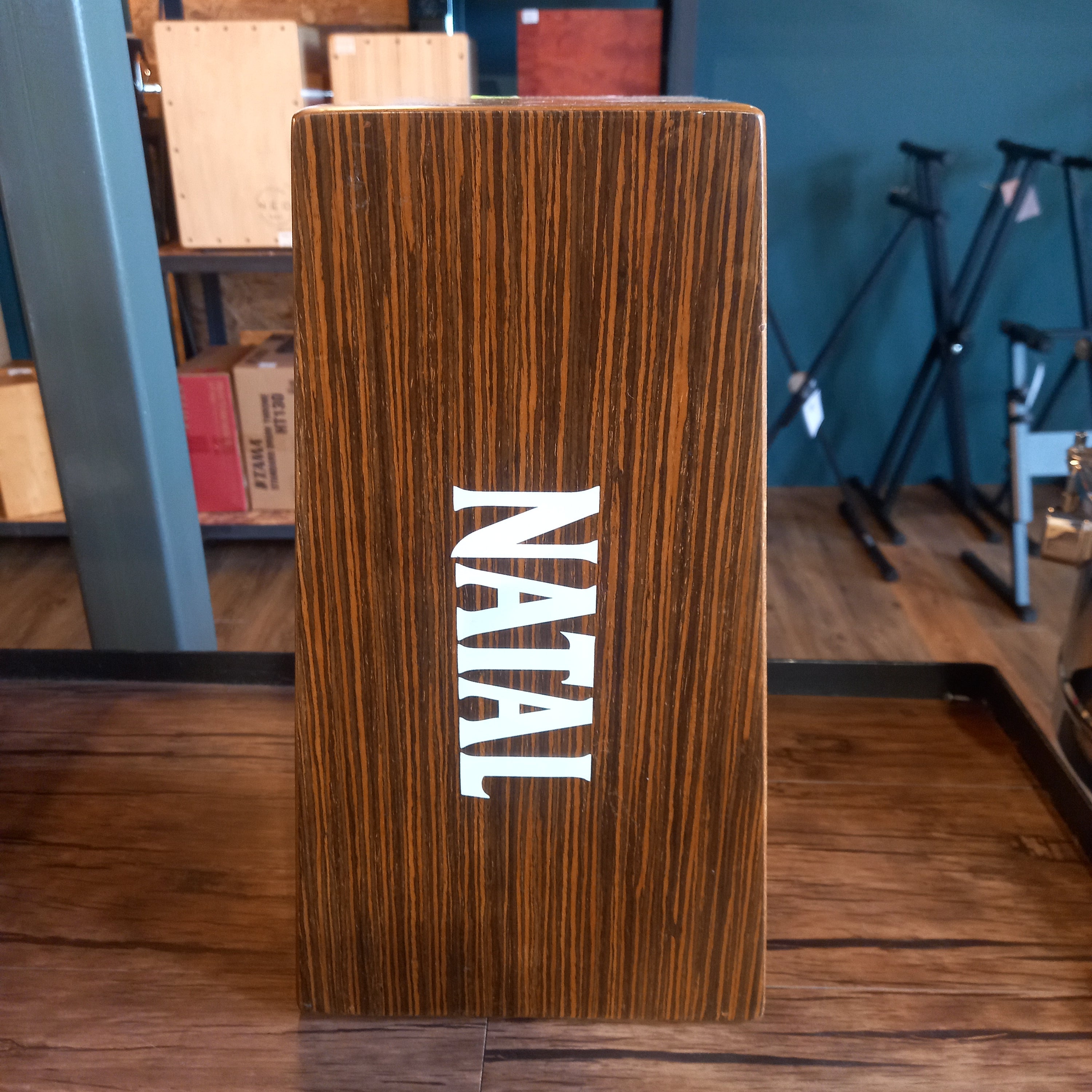 DISPLAY CLEARANCE - NATAL CJBGLE CAJON BONGO NATURAL EBONY | NATAL , Zoso Music