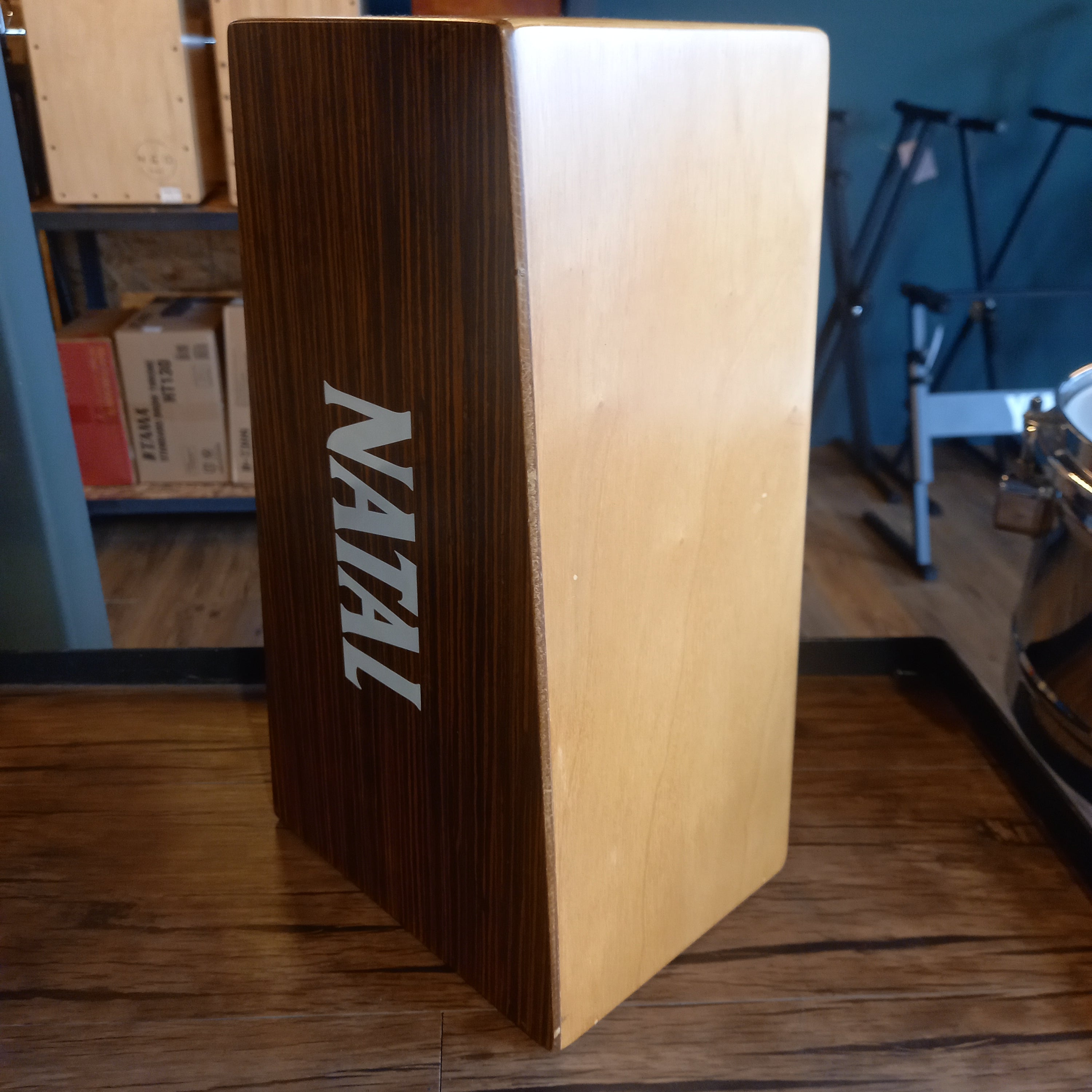 DISPLAY CLEARANCE - NATAL CJBGLE CAJON BONGO NATURAL EBONY | NATAL , Zoso Music
