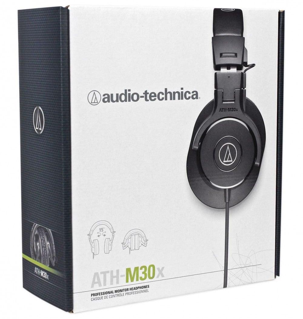 AUDIO TECHNICA ATH-M30X PROFESSIONAL STUDIO MONITOR HEADPHONES | AUDIO TECHNICA , Zoso Music