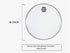 DIXON 0334 DRUMHEAD PHT616C 16IN CLEAR | DIXON , Zoso Music