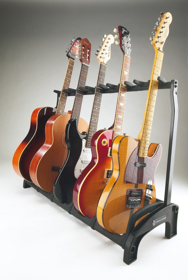 K&M 17515-016-55 GUARDIAN 5 MULTIPLE GUITAR STAND BLACK (5 GTRS) |  K&M |  STAND |  Zoso Music