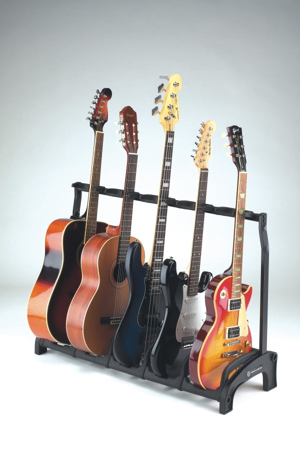 K&M 17515-016-55 GUARDIAN 5 MULTIPLE GUITAR STAND BLACK (5 GTRS) |  K&M |  STAND |  Zoso Music