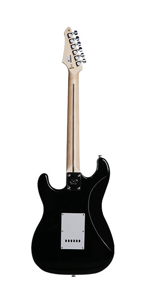 J&d St Ds10h Stratocaster Electric Guitar Black Bk (Hss)