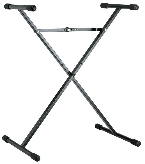 K&M 18962-071-55 KEYBOARD X STAND, LIGHT BLACK