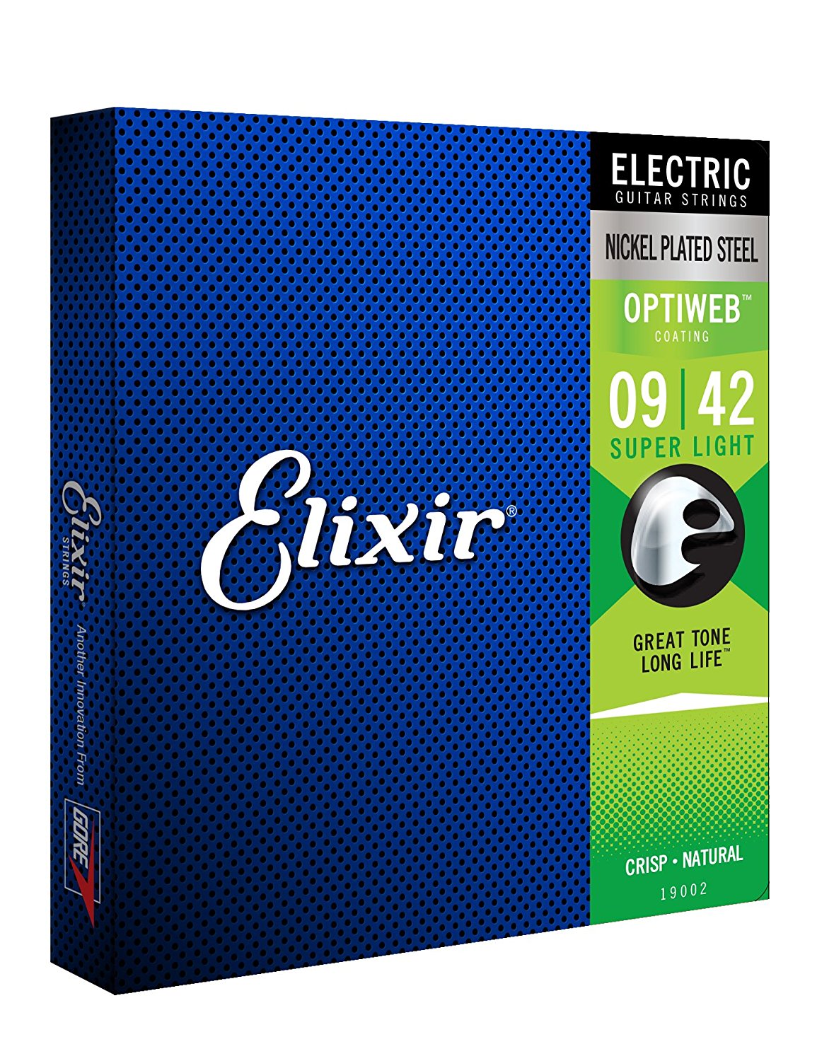 ELIXIR 19002 ELECTRIC GUITAR WITH OPTIWEB COATING, SUPER LIGHT 9-42 | ELIXIR , Zoso Music