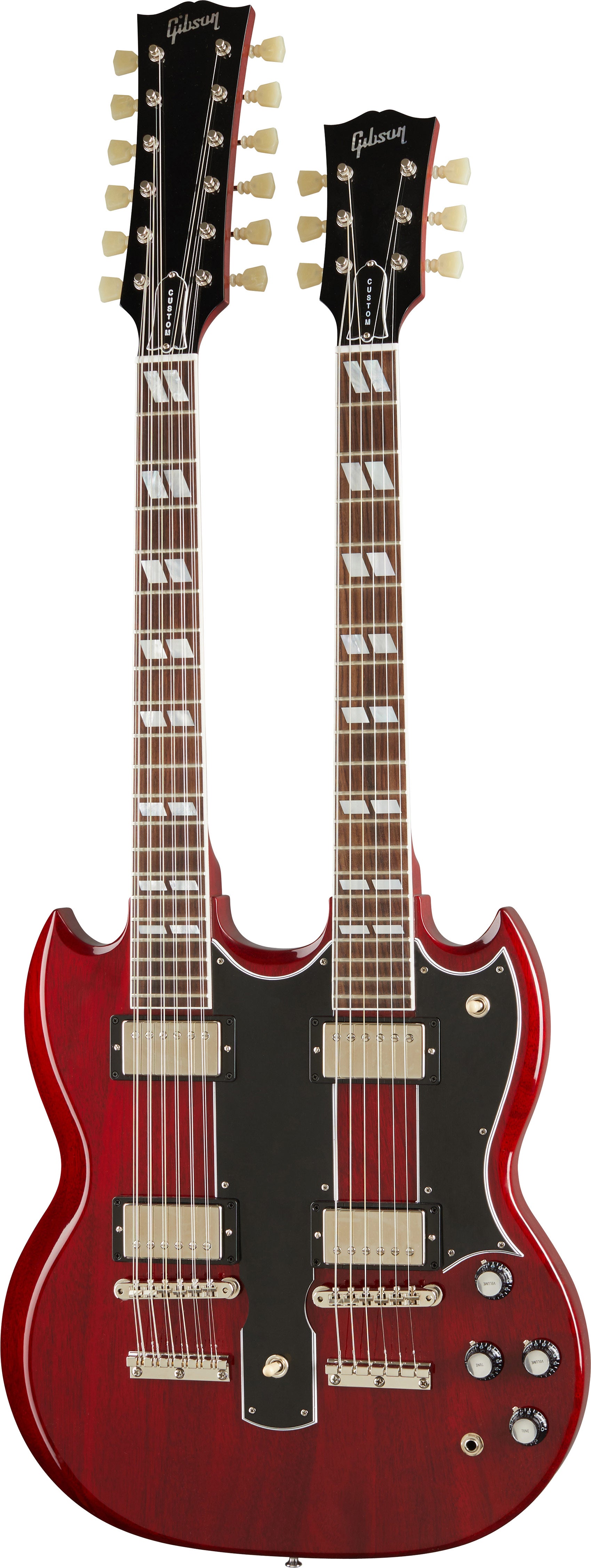 Gibson EDS-1275 Double Neck Electric Guitar, Cherry Red