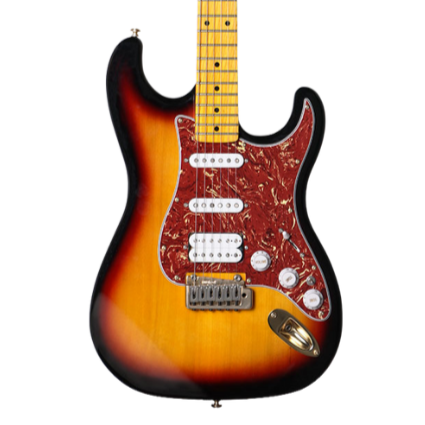 J&D CT 90 HSS ELECTRIC GUITAR WITH TREMOLO SUNBURST, J&D, ELECTRIC GUITAR, j-d-electric-guitar-ct-90-sb, ZOSO MUSIC SDN BHD