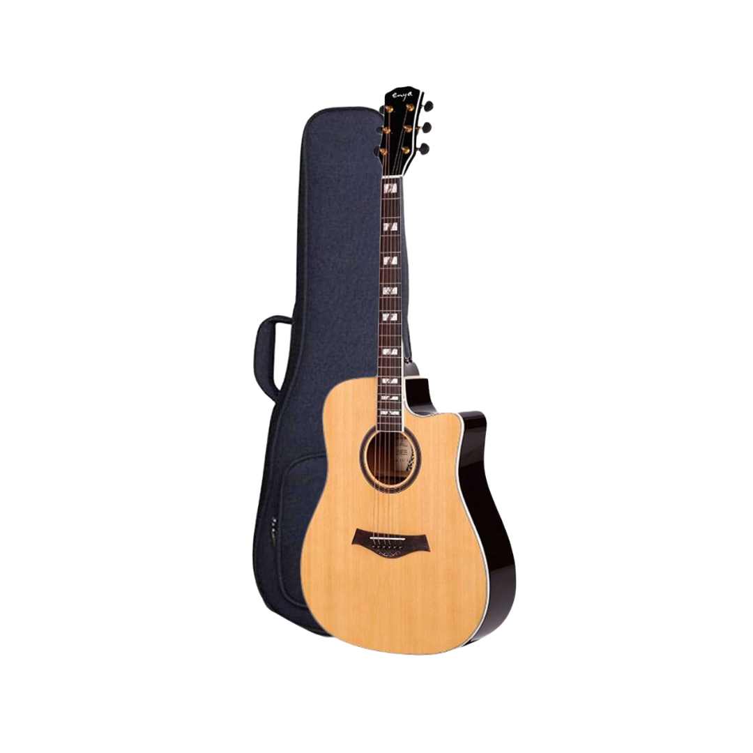 Enya ED-18NACe 41" Acoustic Guitar Aaa Englemann Spruce Top & Klt T1 EQ With Bag And Accessories | ENYA , Zoso Music