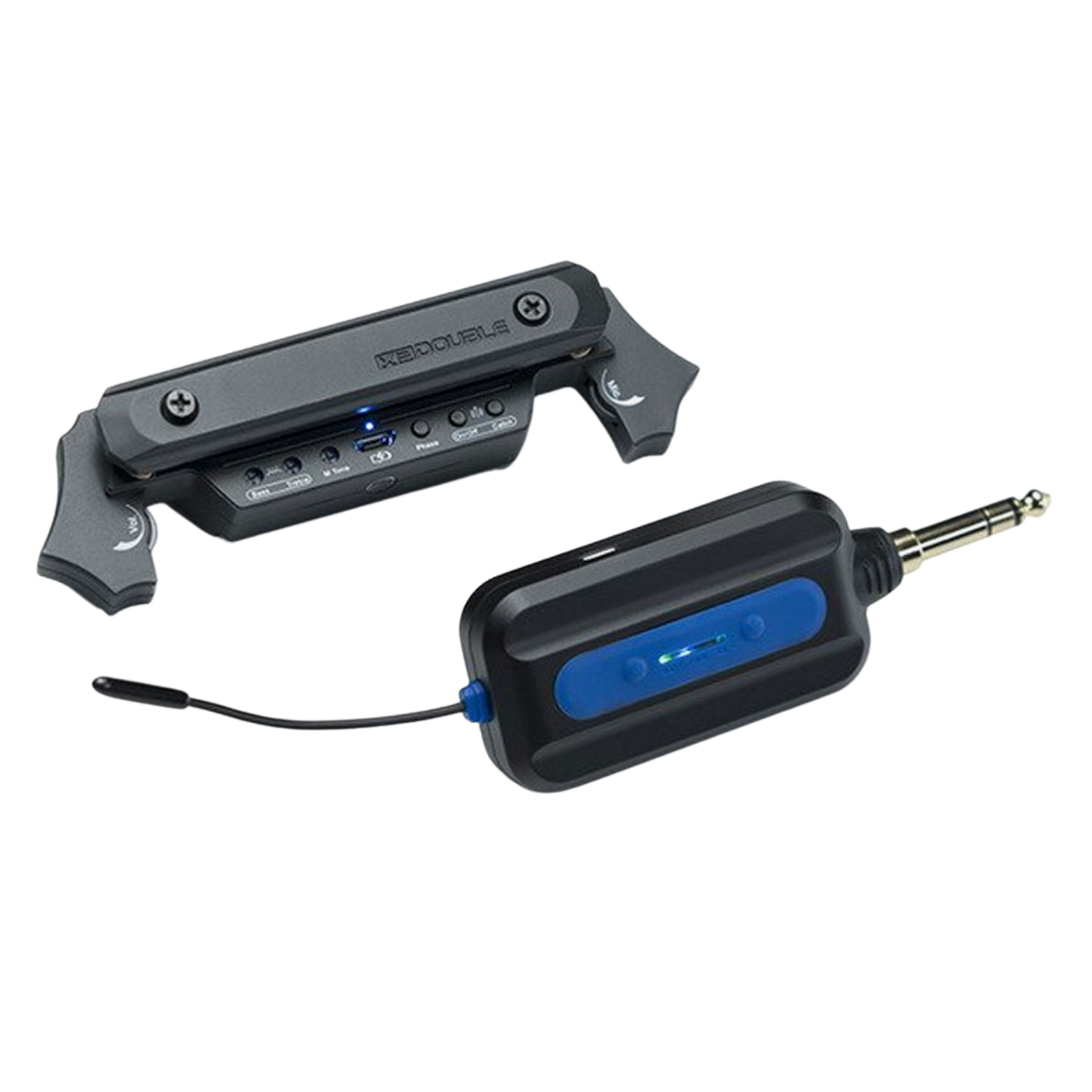 DOUBLE X2 ACOUSTIC GUITAR PICKUP SYSTEM COLOR BLACK | DOUBLE , Zoso Music