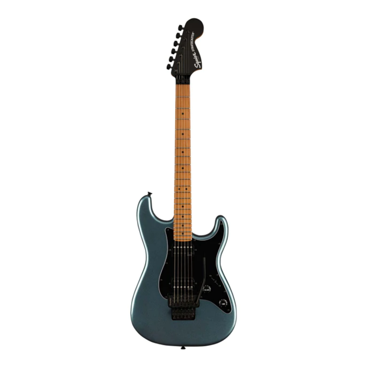Squier Contemporary Stratocaster HH Floyd Rose Electric Guitar, Gunmetal Metallic