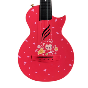 ENYA 23IN NOVA U SERIES CONCERT UKULELE ALI FOX CUSTOM RED (W/BAG,STRAP,STRING & CAPO) |  ENYA |  UKULELE |  Zoso Music