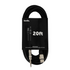 koda essential XLR (Female) to 1/4inch Microphone Cable, 20ft, Black |  KODA |  CABLES |  Zoso Music