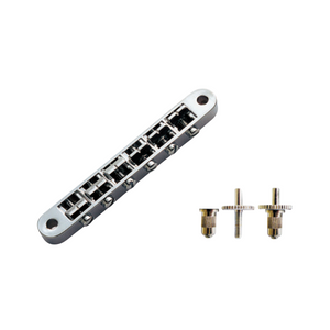 MINGS TM001 ELECTRIC GUITAR BRIDGE TUNE O MATIC THIN 11MM M4 THREAD CHROME, MINGS, GUITAR & BASS ACCESSORIES, mings-guitar-accessories-min-tm001, ZOSO MUSIC SDN BHD