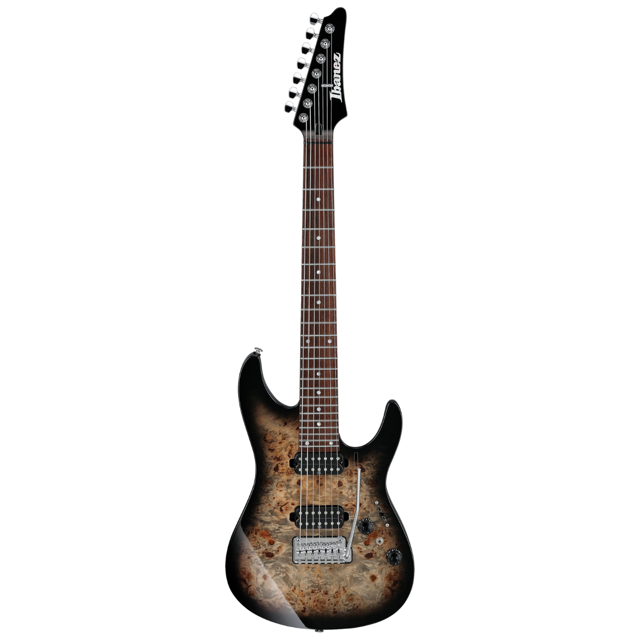 Ibanez Premium Az427p1pb Electric Guitar, Charcoal Black Burst