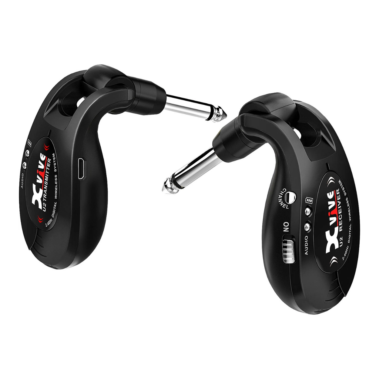 Xvive Audio U2 Digital Wireless Guitar System - Black |  XVIVE |  WIRELESS-GUITAR |  Zoso Music