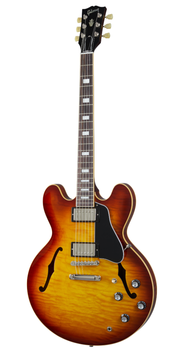 Gibson ES-335 Figured Electric Guitar, Iced Tea (ES35F00ITNH1)