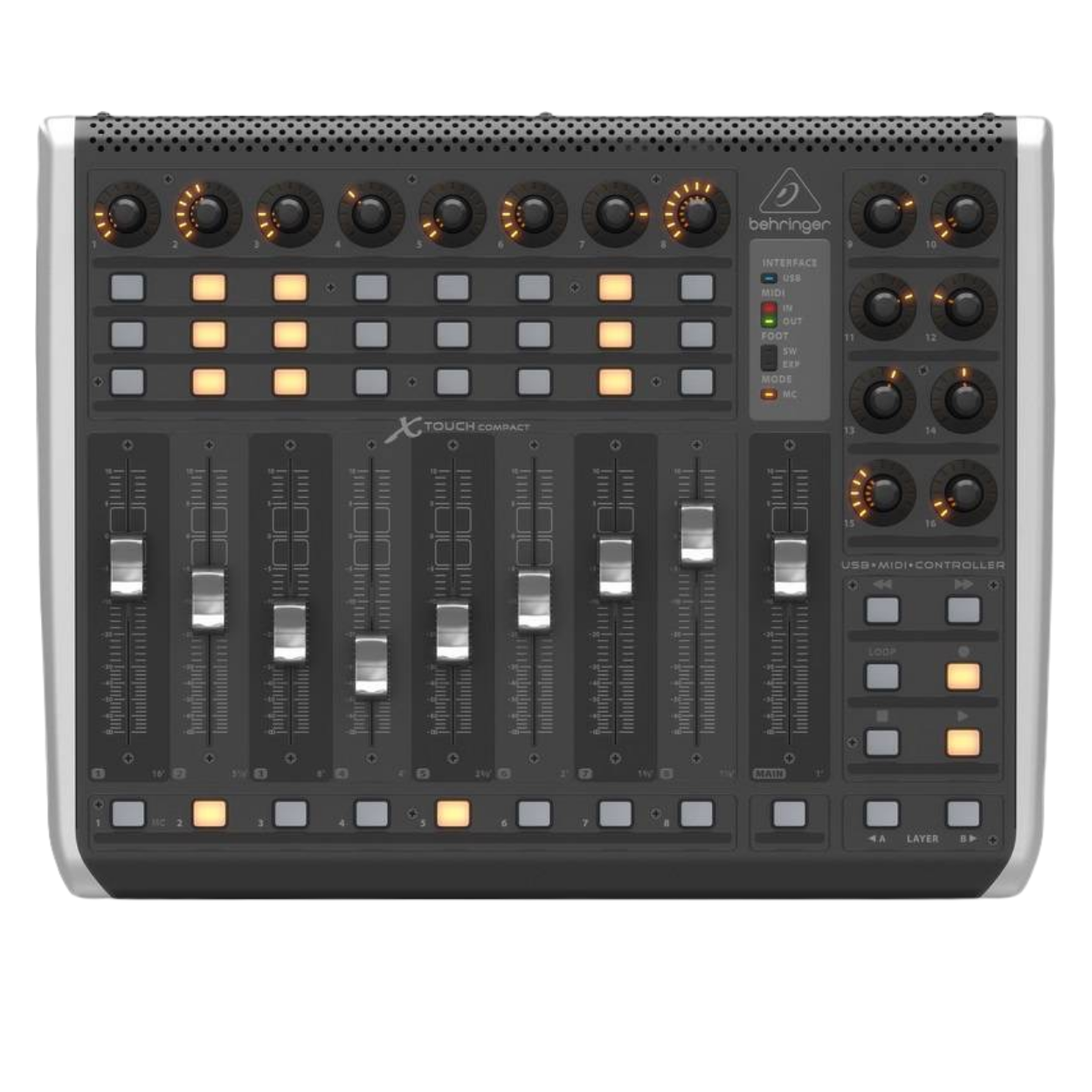 Behringer X-Touch Compact Universal USB/MIDI Controller (XTouch / X Touch) | BEHRINGER , Zoso Music