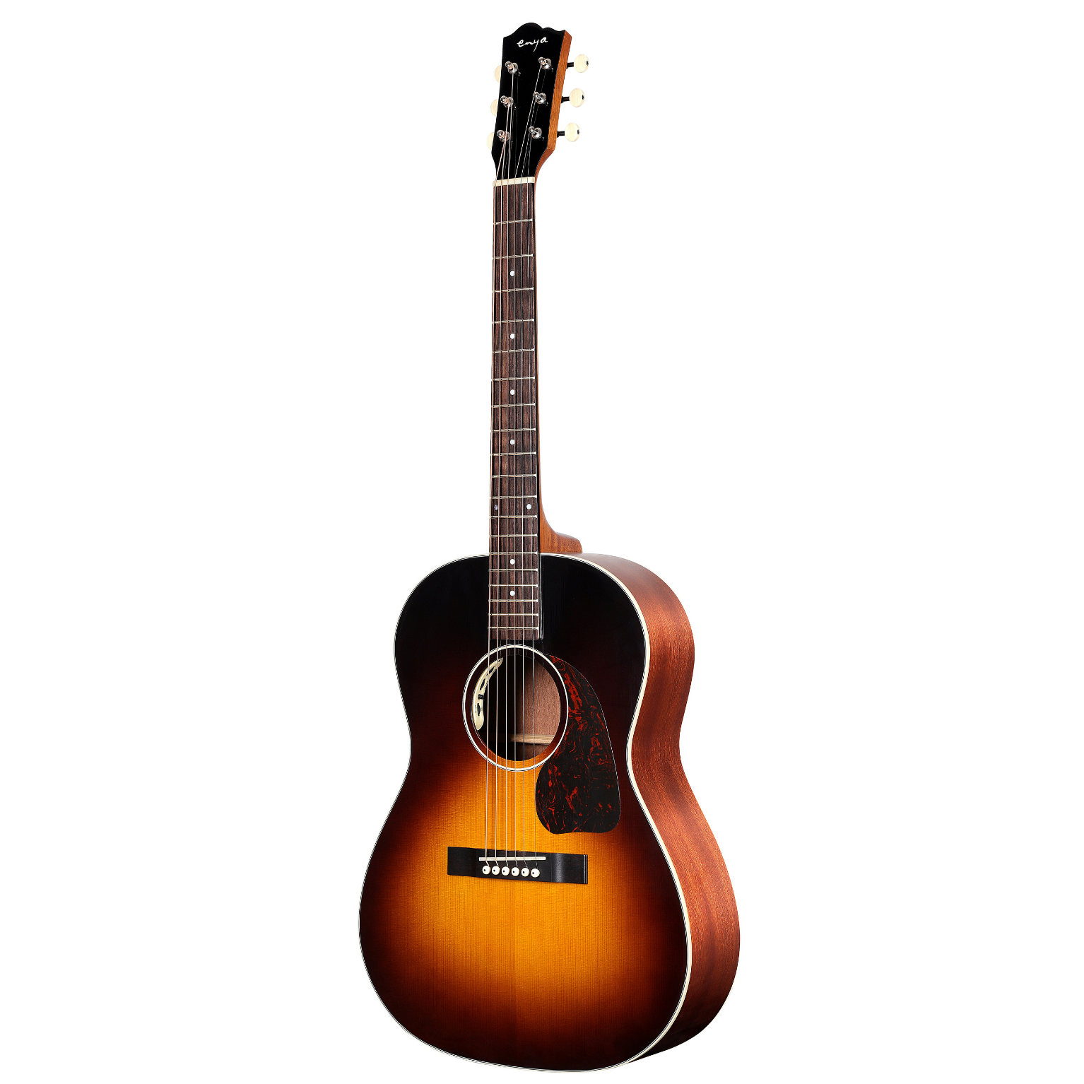 Enya T05-B 38" Tribute Series Sitka Spruce Solid Top Jumbo Acoustic Guitar With Hardcase | ENYA , Zoso Music