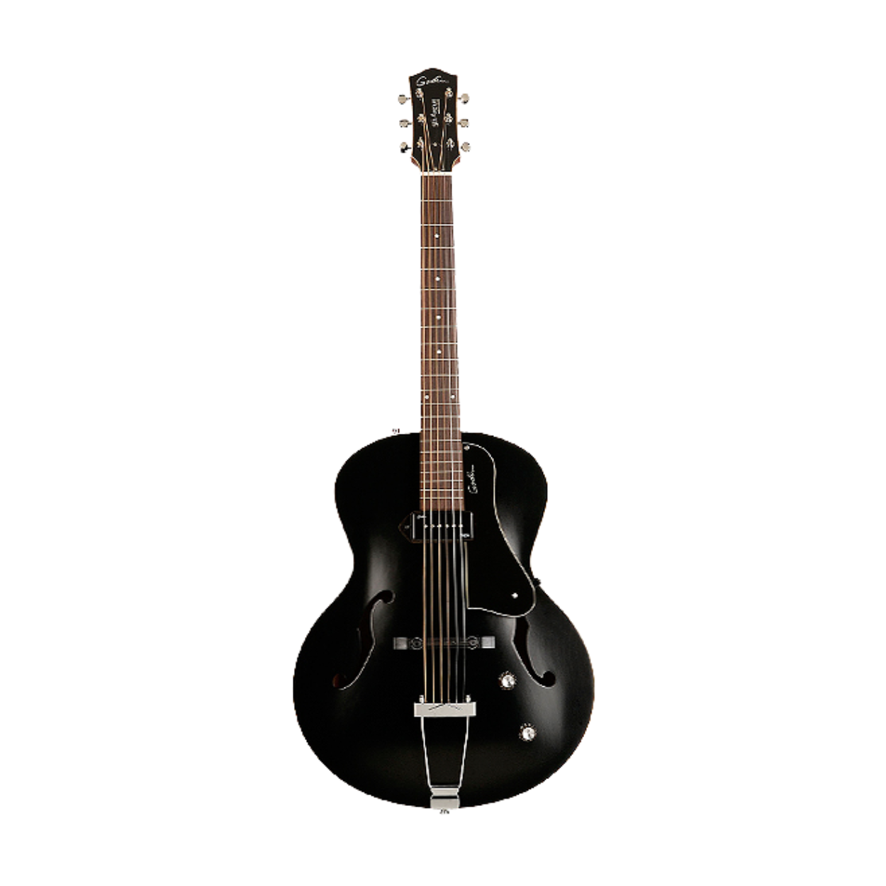 GODIN 5TH AVENUE KINGPIN P90 HOLLOWBODY ELECTRIC GUITAR - MATTE BLACK |  GODIN GUITAR |  ELECTRIC GUITAR |  Zoso Music