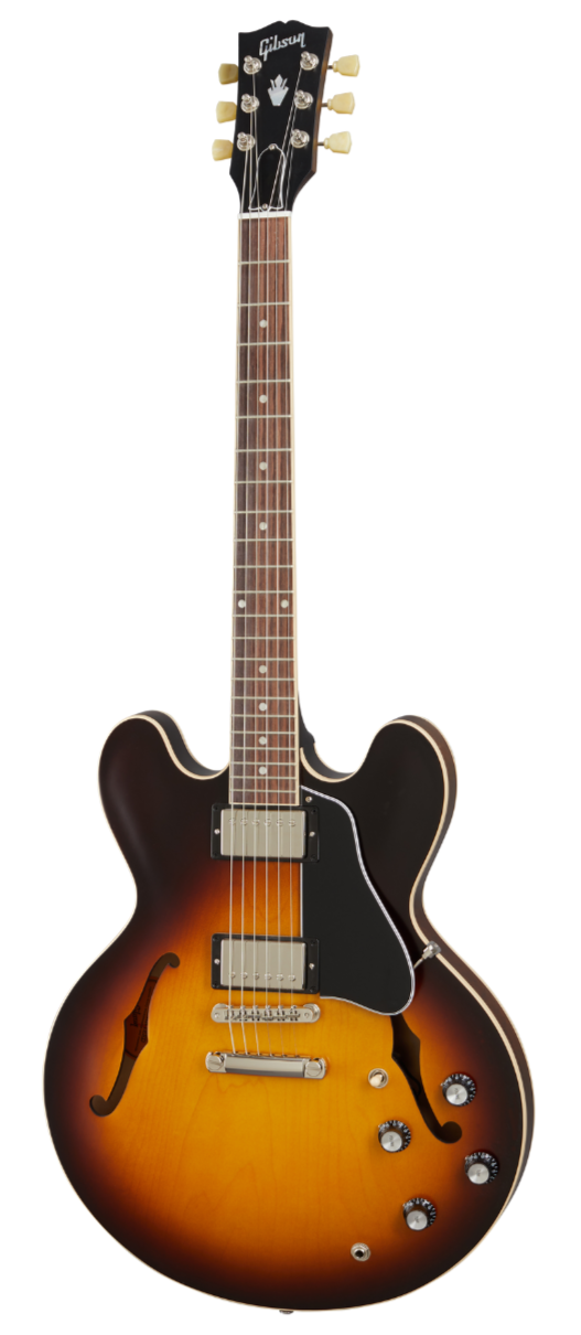Gibson ES-335 Satin Electric Guitar, Satin Vintage Burst (ES35S00SVNH1) |  GIBSON |  ELECTRIC GUITAR |  Zoso Music