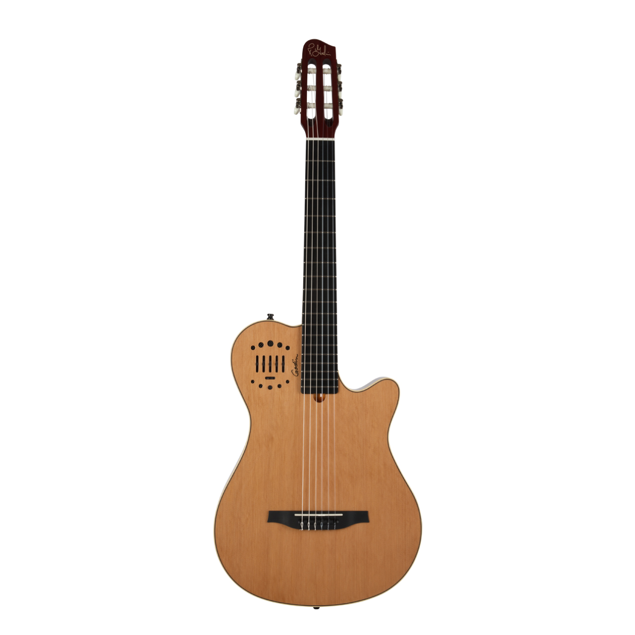 GODIN MULTIAC GRAND CONCERT DUET AMBIANCE NATURAL HG ELECTRIC CLASSICAL GUITAR WITH GIGBAG