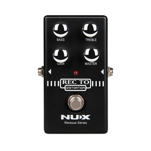 Nux Recto Distortion 9V Reissue Series Guitar Effect Pedal Heavy Distortion Effects With True Bypass |  NUX |  EFFECTS |  Zoso Music