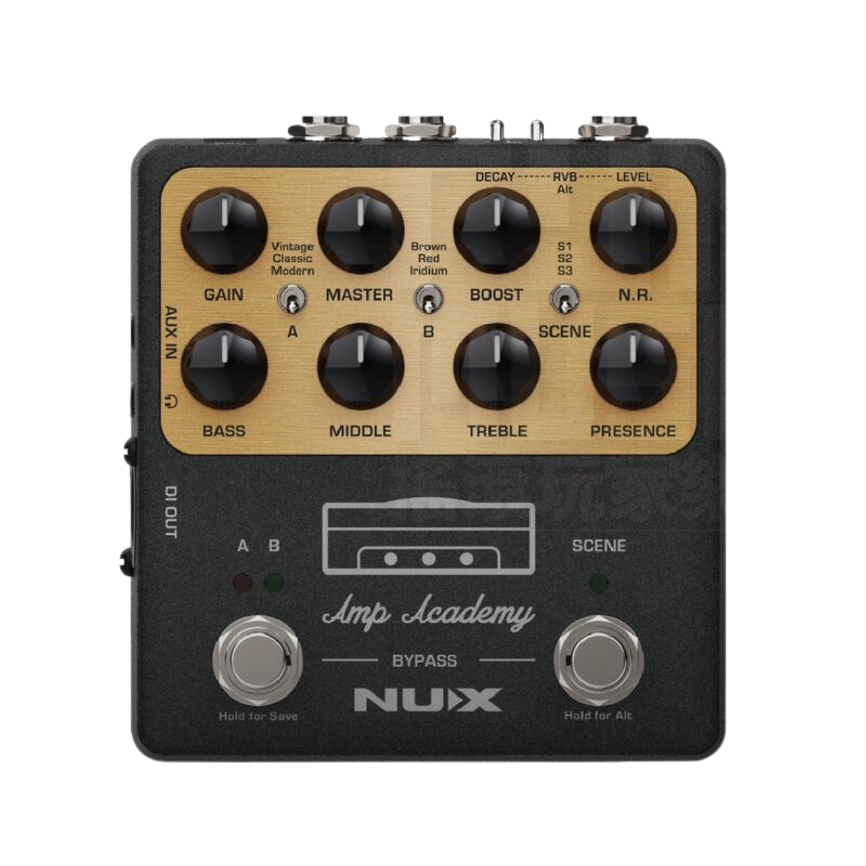 Nux NGS6 Amp Academy Stomp Box Amplifier Modeler Guitar Effect Pedal |  NUX |  EFFECTS |  Zoso Music