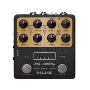 Nux NGS6 Amp Academy Stomp Box Amplifier Modeler Guitar Effect Pedal |  NUX |  EFFECTS |  Zoso Music