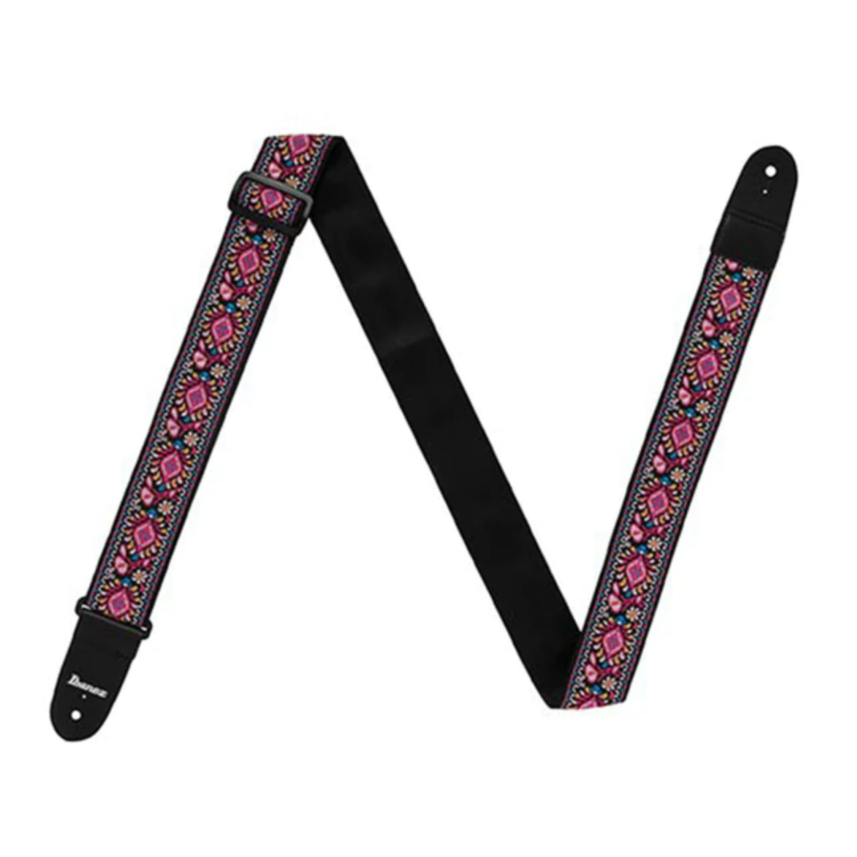 Ibanez Gsv50-p2 Vintage Style Strap, Pink |  IBANEZ |  STRAP |  Zoso Music