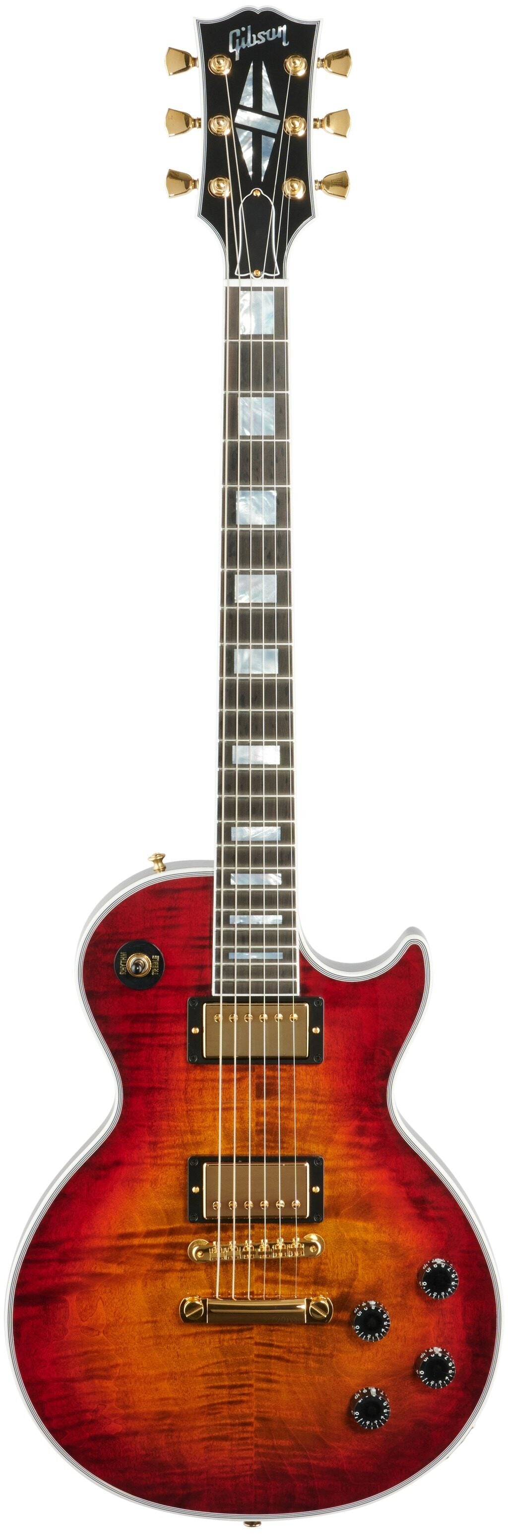 Gibson Les Paul Axcess Custom Figured Top w/ Ebony Fingerboard Gloss Electric Guitar, Bengal Burst