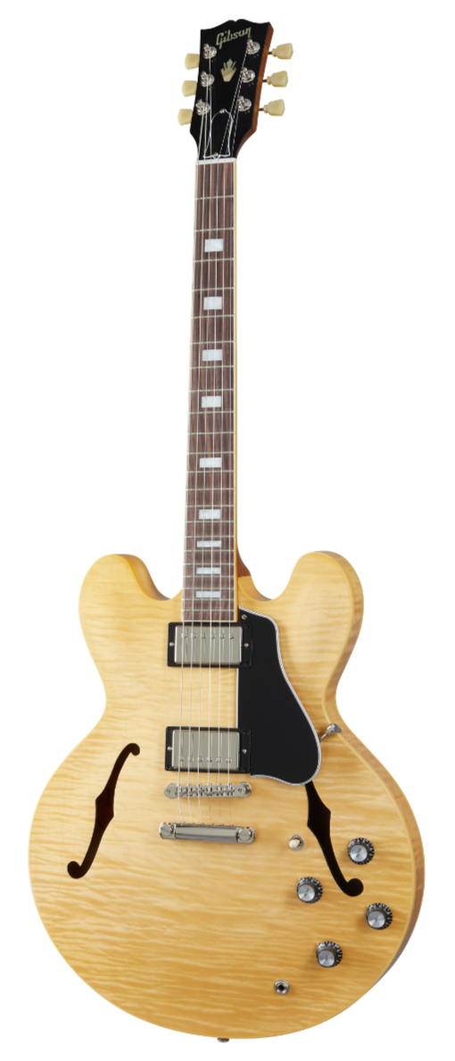 Gibson ES-335 Figured Electric Guitar, Antique Natural (ES35F00ANNH1)