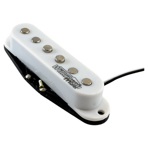 WILKINSON PICKUPS BRIDGE SINGLE COIL WITH LOWGAUSS CERAMIC COLOR WHITE FOR STRATOCASTER ELECTRIC GUITAR, WILKINSON, PICKUPS & PARTS, wilkinson-pickups-parts-wovsb, ZOSO MUSIC SDN BHD