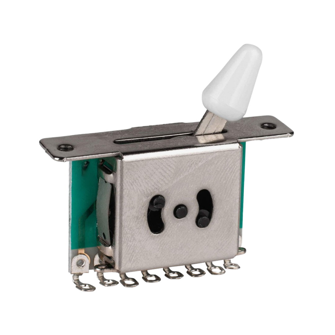 MINGS ELECTRIC GUITAR SELECTOR SWITCH BLADE 5 WAY WHITE CAP, MINGS, GUITAR & BASS ACCESSORIES, mings-guitar-accessories-min-ls51, ZOSO MUSIC SDN BHD