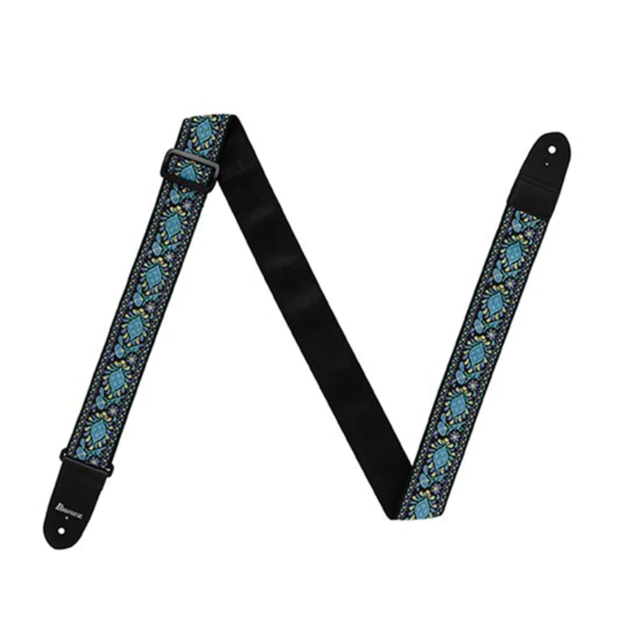 Ibanez Gsv50-p1 Vintage Style Strap, Light Blue |  IBANEZ |  STRAP |  Zoso Music
