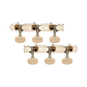 DERJUNG DJ221N MACHINE HEAD CLASSICAL GUITAR CHROME/CREAM | DERJUNG , Zoso Music