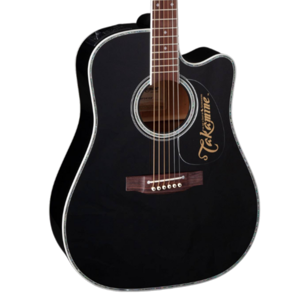 TAKAMINE EF341DX DELUXE PRO SERIES DREADNOUGHT CUTAWAY ACOUSTIC-ELECTRIC GUITAR, CT4BII PREAMP & HARD CASE (MADE IN JAPAN)