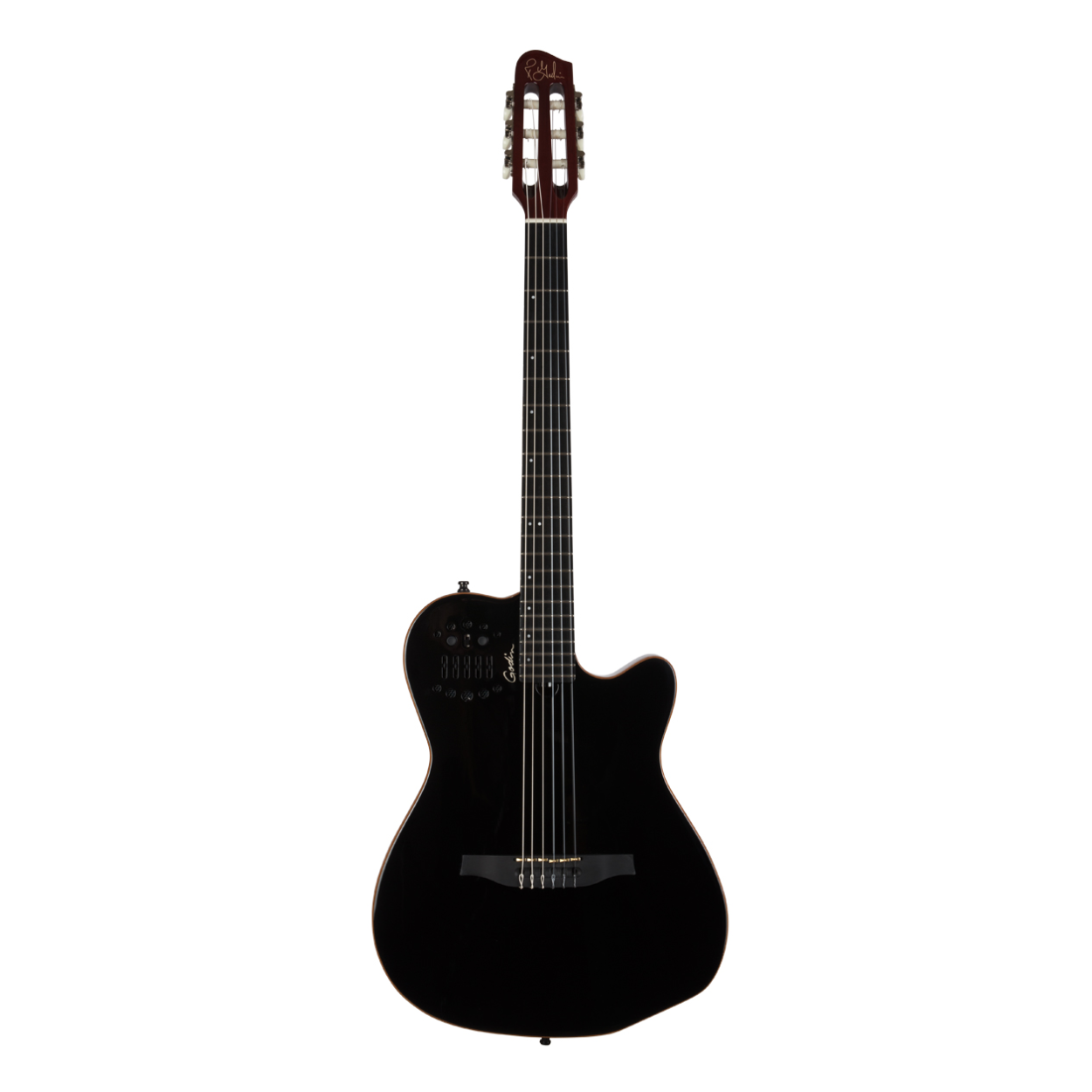 GODIN MULTIAC ACS SLIM CEDAR BLACK HG ELECTRIC CLASSICAL GUITAR