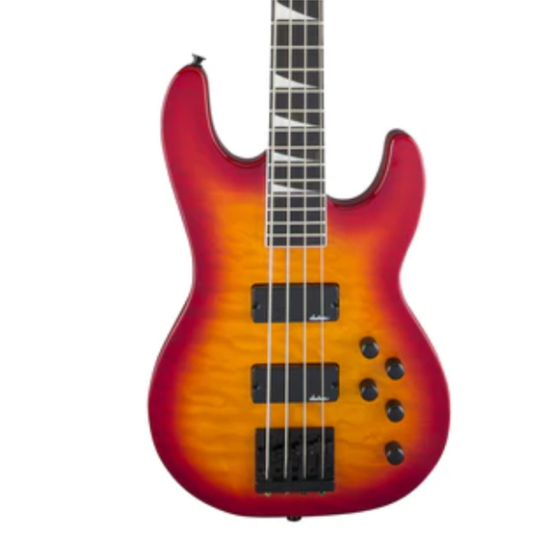 Jackson JS Series Concert Bass JS3Q Guitar, Amaranth FB, Cherry Burst |  JACKSON |  BASS GUITAR |  Zoso Music