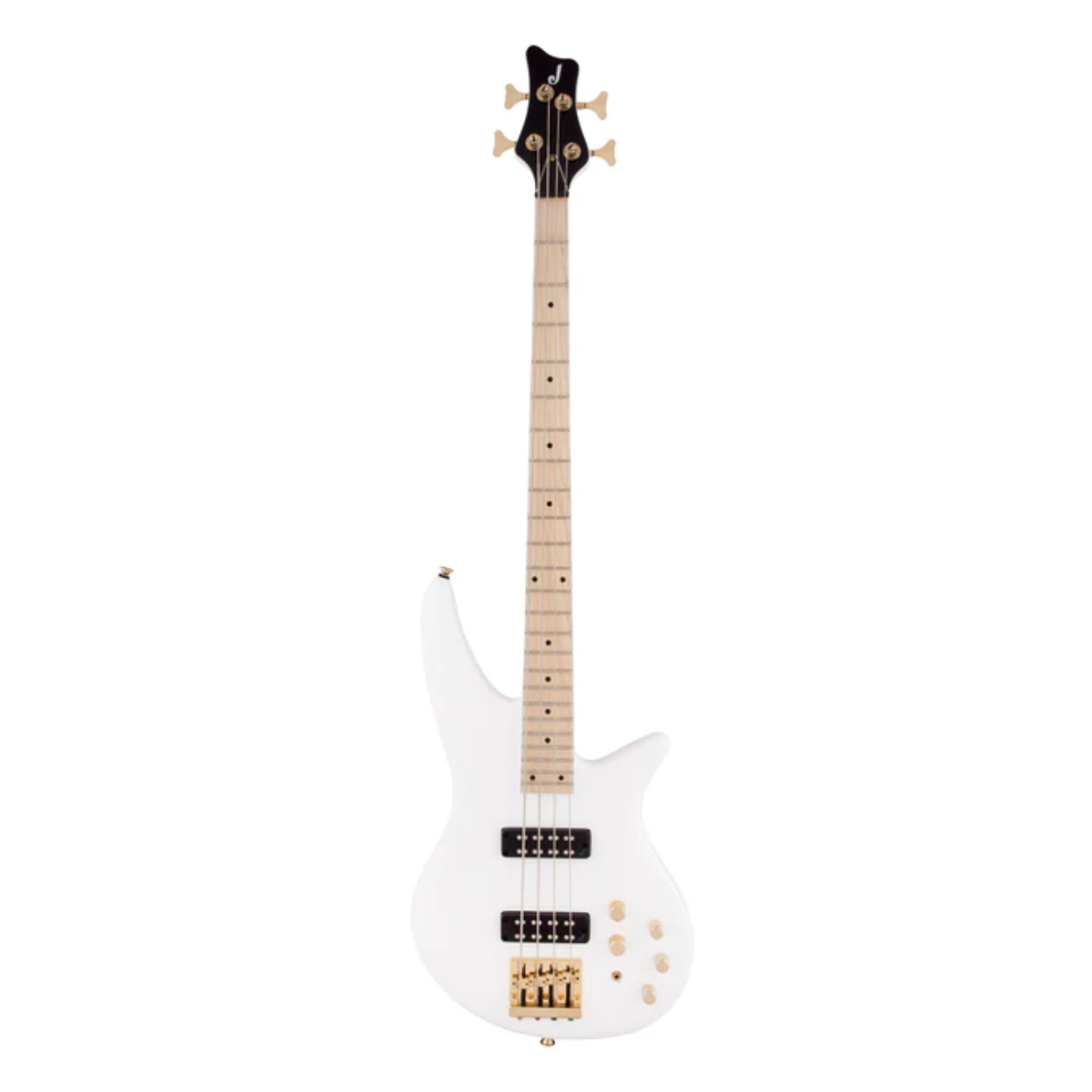 Jackson X Series Spectra SBXM 4-String Bass Guitar, Maple FB, Snow White