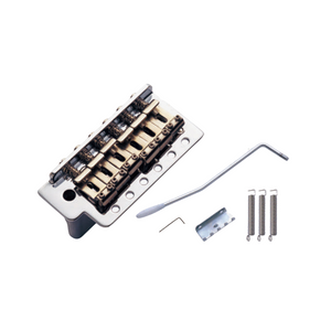 MINGS SB004 ELECTRIC GUITAR BRIDGE STRATOCASTER 6 HOLE 10.5MM VINTAGE SADDLE CHROME, MINGS, GUITAR & BASS ACCESSORIES, mings-guitar-accessories-min-sb004, ZOSO MUSIC SDN BHD