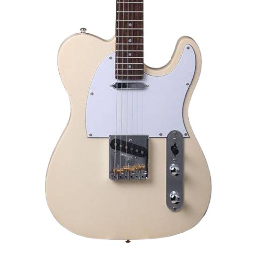 J&D TL AP TELECASTER ELECTRIC GUITAR WITH WILKINSON HARDWARE IVORY, J&D, ELECTRIC GUITAR, j-d-electric-guitar-tl-ap-iv, ZOSO MUSIC SDN BHD